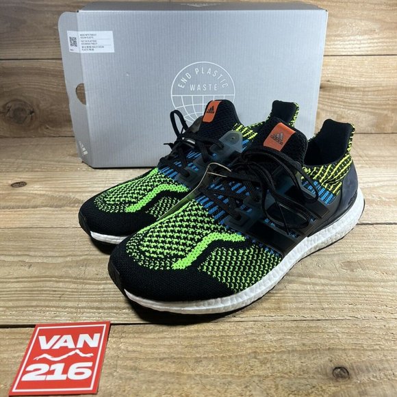 NEW Adidas Men\'s UltraBoost 5.0 DNA Black Green Running Shoes GX4103 main image 9